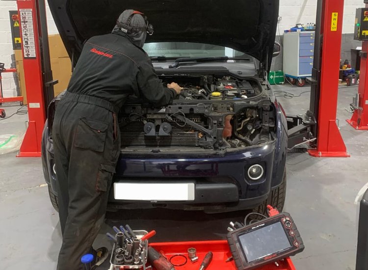 Reconditioned car engine